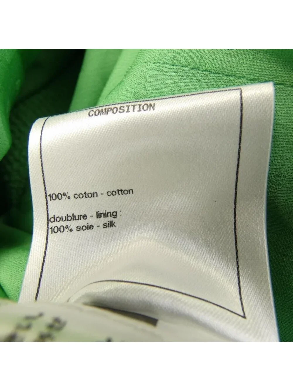 Chanel Jacket Green